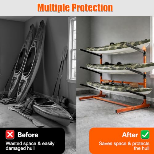 Grefinity Kayak Storage Rack, No Drilling - Image 5