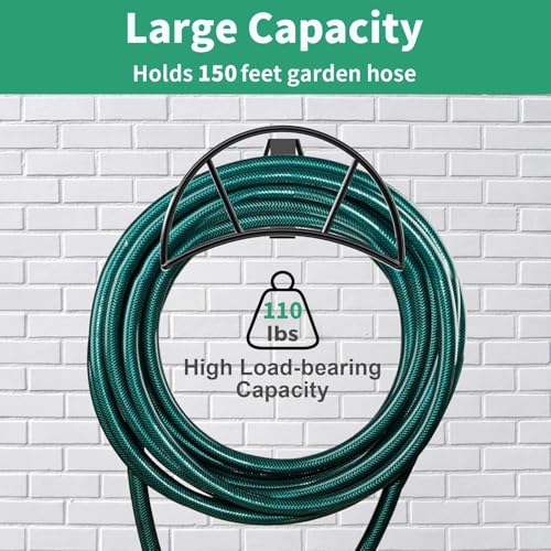 TomCare Garden Hose Holder Wall Mount, 150FT Capacity - Image 4