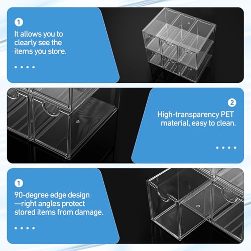 3 Pack Trading Card Storage Box, 3600 Count Acrylic Cards Box - Image 5