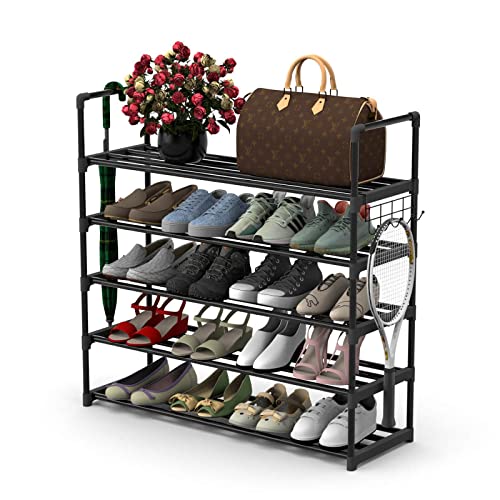 Hsscblet Shoe Rack for Closet, 5-Tier Metal Shelf St | All Products - Image 2