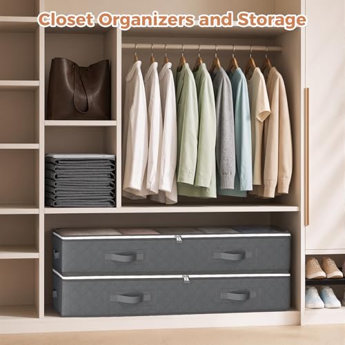 Budding Joy 95L Under Bed Storage Containers, 4 Pack Closet - Image 7