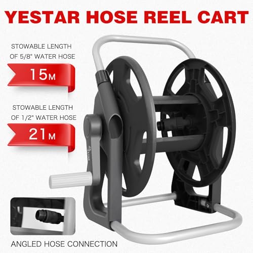 Garden Water Hose Reel,Holds 50-60 Ft of 5/8" Hose - Image 5