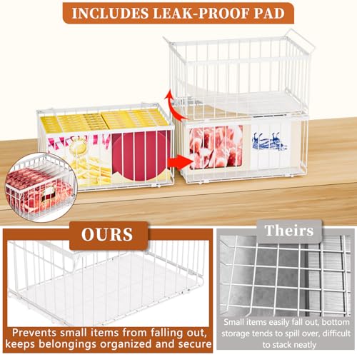 Large Freezer Organizer Bins for 5 to 9 Cu.Ft,Quick - Image 5