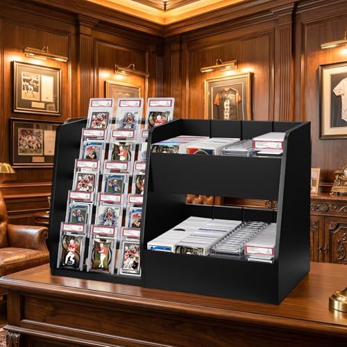 5-Tier Trading Card Display Case Stand- Holds Up to 200 - Image 3
