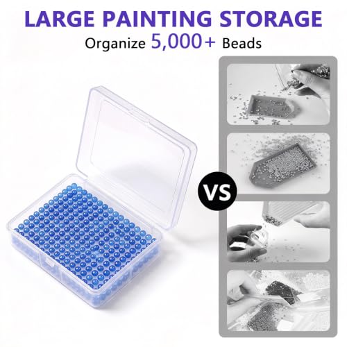 Diamond Painting Storage Case, 64 PCS Diamond Art Storage Box - Image 5