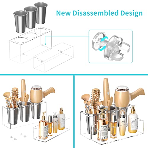 Hair Tool Organizer, Acrylic Hair Dryer Holder - Image 4