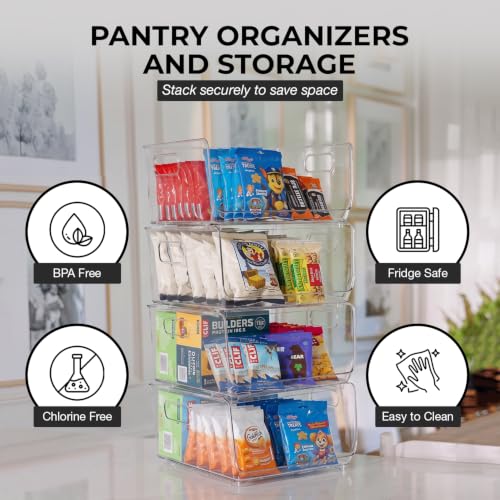 ClearSpace Stackable Storage Bins, Front Pantry Organizer - Image 5