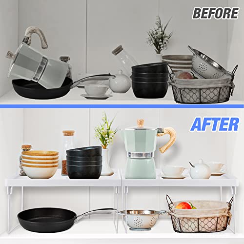 NiHome 4-Pack Stackable Plastic Kitchen Storage Shel | All Products - Image 4
