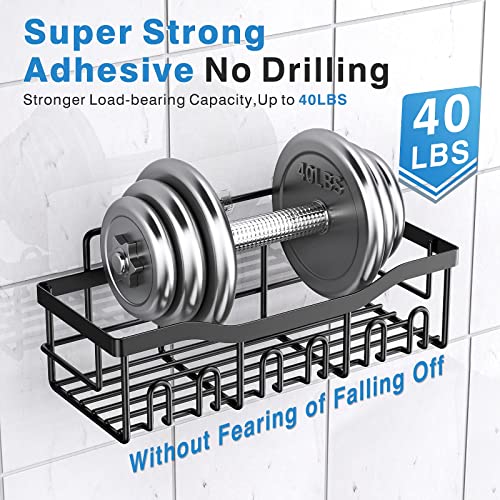 EUDELE Adhesive Shower Caddy, 5 Pack Rustproof Stainless Steel - Image 5