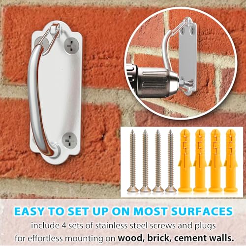 Heavy Duty Stainless Steel Dog Leash Wall | Pet Essentials - Image 8