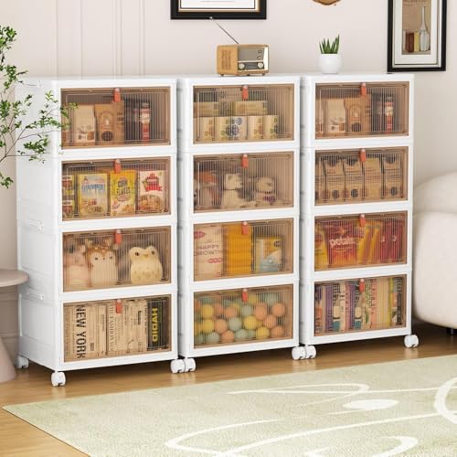 YFXCVSL 4 Tier Plastic Storage Bins with Lid 32QT, S | All Products - Image 3