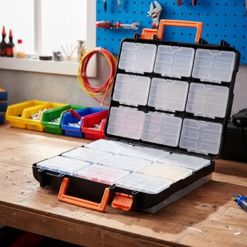 Small Parts Organizer Detachable with Handle Storage - Image 4