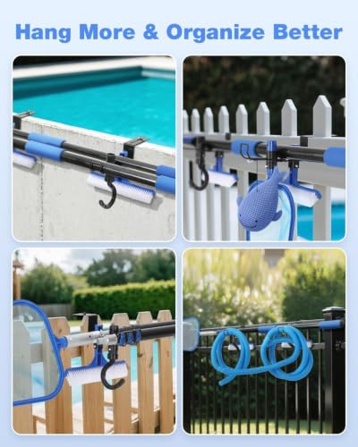 Pool Fence Hooks Adjustable, Heavy Duty Metal Hanger - Image 7