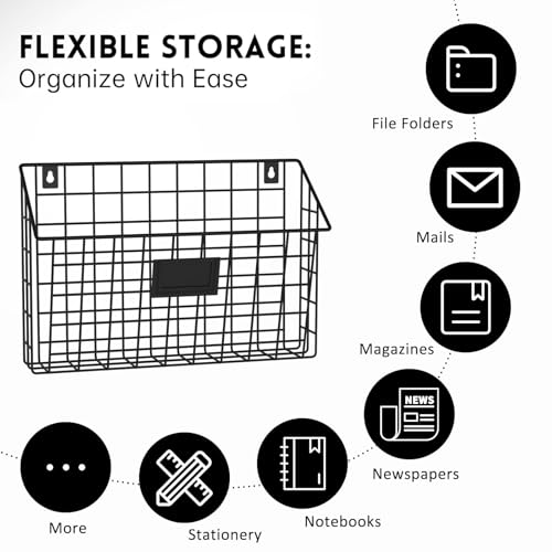 X-cosrack 4-Tier Hanging Wall File Holder Vertical W | All Products - Image 7