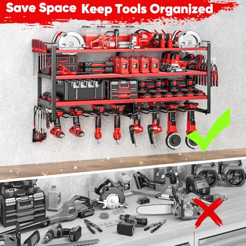 Upgrade Large power tool organizer Wall Mount,4 Layers - Image 6