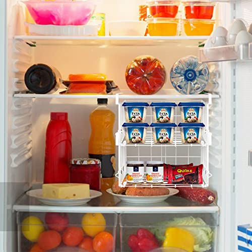 Hanging Under Shelf Storage Basket, 2 Pack Foldable Under Cabinet - Image 5