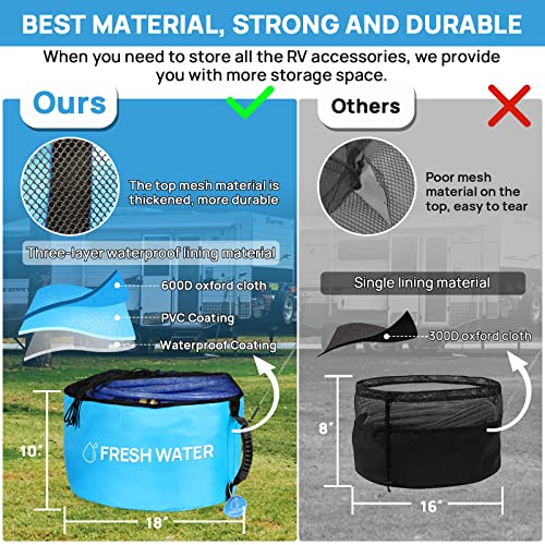 RV Hose Storage Bag of 4 Pack, Camper Accessories for Outside - Image 6