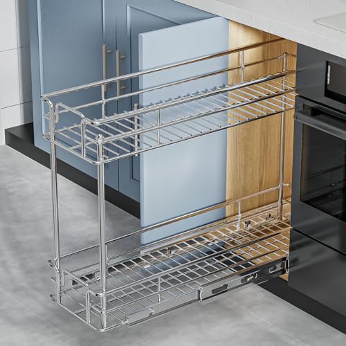 ROOMTEC Pull Out Spice Rack for Narrow Cabinet (5½" W X - Image 5