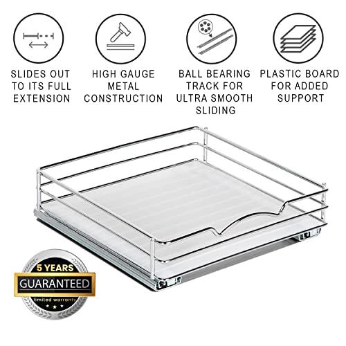 Pull Out Spice Rack for Cabinet, Spice Organizer 10 ⅜"W x - Image 3