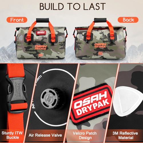 OSAH DRYPAK Waterproof Duffel Bag - Motorcycle Dry Bag - Image 4