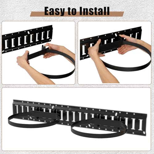 lesolar 5 Gallon Bucket Holder for E Track, Wall Mounted - Image 5
