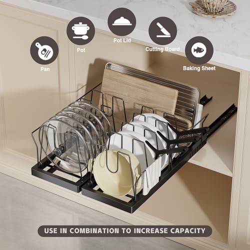 Magheo 2 Pack Pots and Pans Organizer Under Cabinet, | All Products - Image 3