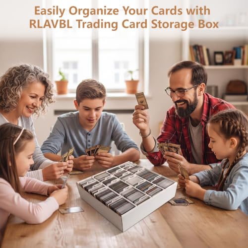 RLAVBL 2-Pack 3600 Count Trading Card Storage Box | Home Organization - Image 3