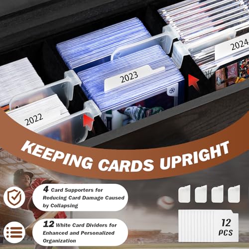 Emfogo Trading Card Display, 3-Tier Card Display Case - Image 7