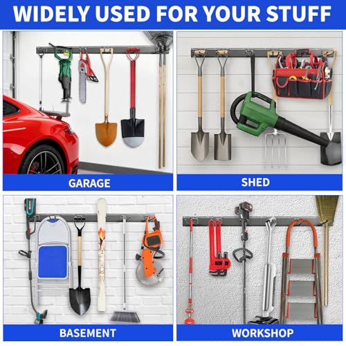Garage Tool Organizer Wall Mount, 48 Inch Heavy Duty - Image 5
