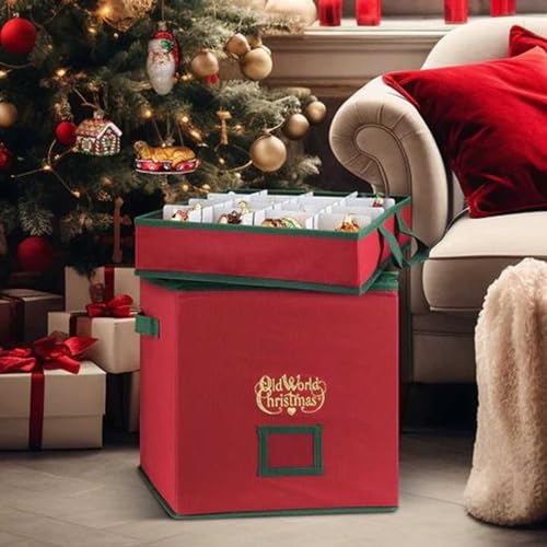 Old World Christmas Ornament Storage Box, Sturdy Holiday - Image 3