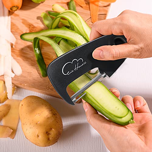 Kitchen Tools and Gadgets Set 5 Pieces, Cooking Essentials, Black - Image 3