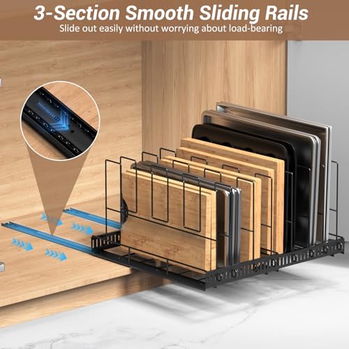 Housolution Pull Out Baking Tray and Cookie Sheet Cutting - Image 6