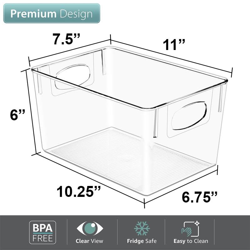 Sorbus Fridge Organizers and Storage, Clear Plastic | All Products - Image 4