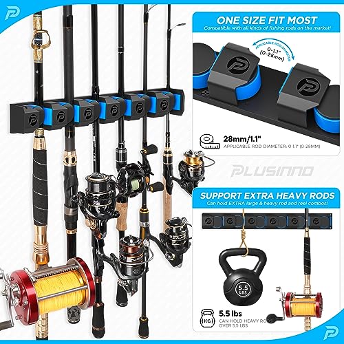 PLUSINNO V6 Vertical Fishing Rod Holder, Pole Holders for Heavy - Image 4