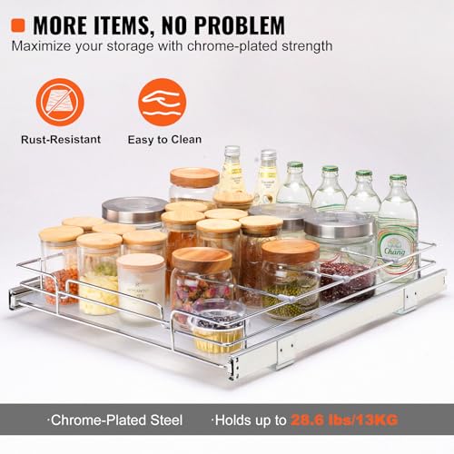 VEVOR 18.5"Wx21"Dx3.5"H Pull Out Cabinet Organizer, | All Products - Image 5