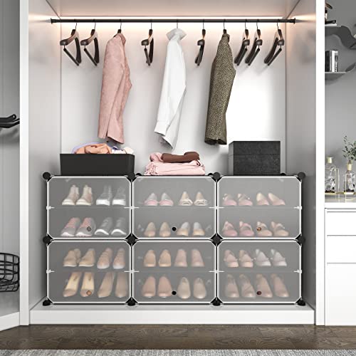 ROJASOP Portable Shoe Rack Organizer 6-Tier Shoe Cabinet 24-Pair - Image 6