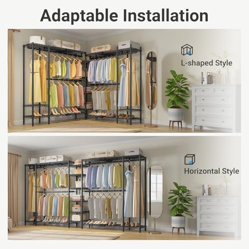 VIPEK X5 Extra Large Expandable Clothes Rack, Closet - Image 5
