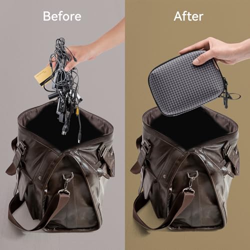 SIMTOP Electronics Organizer Cord Organizer Travel, Small Tech - Image 4
