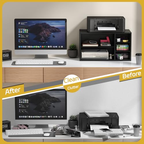 Desktop Printer Stand with Paper Storage Large Printer - Image 7