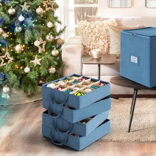 Hearth & Harbor Christmas Ornament Storage Box With 4 - Image 3
