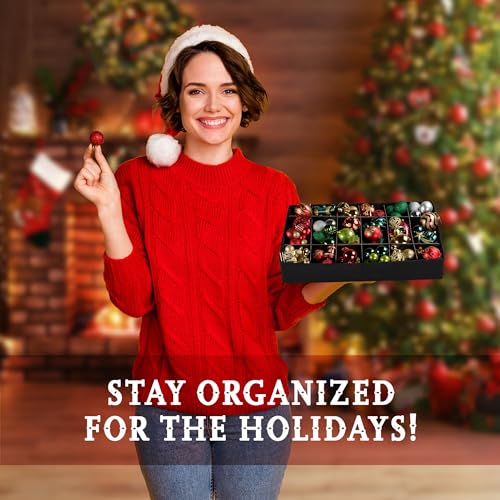HOLDN’ STORAGE Christmas Ornament Storage Box | Home Organization - Image 4
