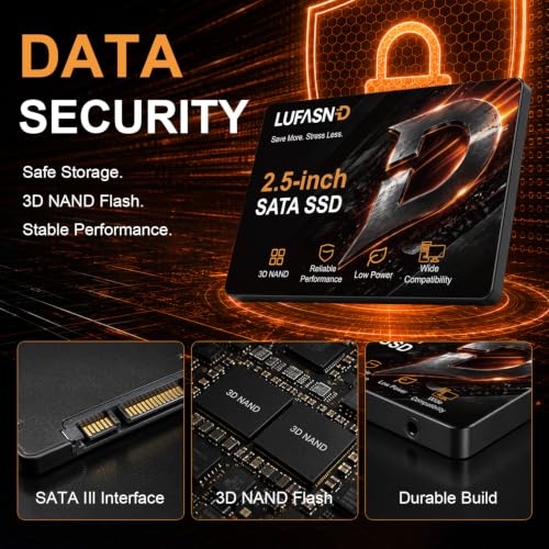 Internal 2TB SATA SSD, 2.5 Inch SSD SATA III 6Gb/s - Image 7