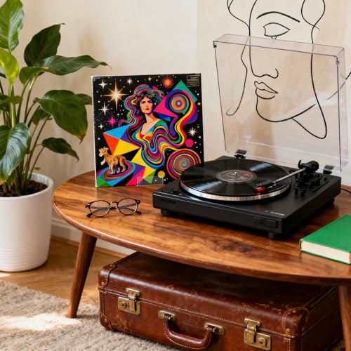 8 Pack Vinyl Record Stand, Acrylic Record Display Stand - Image 3