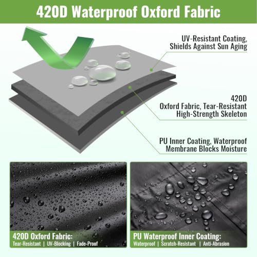 Outdoor Cushion Storage Bag Water-Resistant 420D Oxford - Image 4