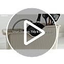 Extra Large Cream Rolling Under Sink Storage Bin wit | All Products - Image 8