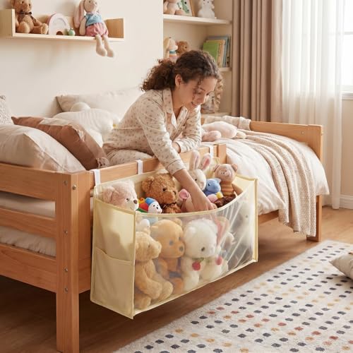 Beeveer Stuffed Toy Organizer, Hanging Plush Storage - Image 3