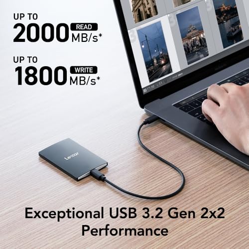 Lexar 1TB SL500 External SSD, 2000MB/s Read - Image 3