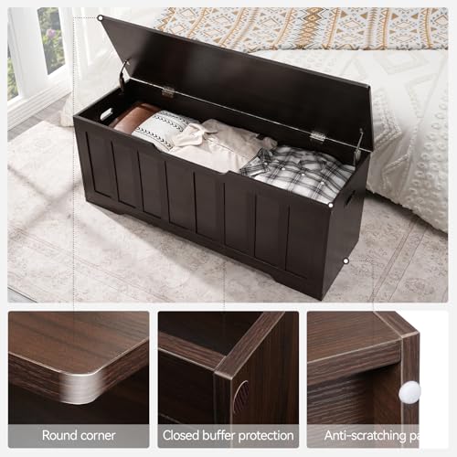 VANKILEY 47.2" Storage Chest Extra Large,Wooden Stor | All Products - Image 7