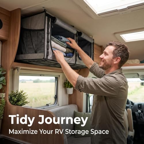 36" RV Overhead Soft-Sided Storage Cabinet, Universal | Garage Storage - Image 8