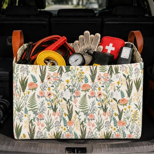 Flower Car Trunk Organizer 20L Collapsible Auto Storage - Image 2
